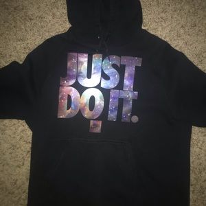 Rare Galaxy Nike “Just Do It” Hoodie